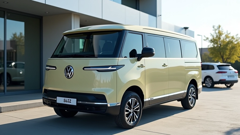 Volkswagen ID. Buzz elektromobilis, retro dizainas su modernia technologija